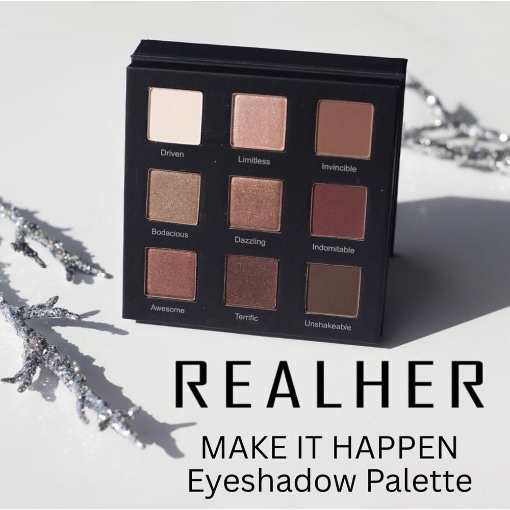 NIB RealHer "Make it Happen" Eyeshadow Palette